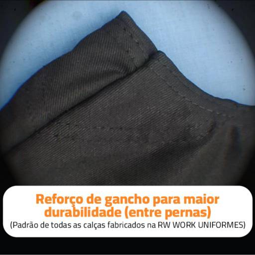 Calça com Faixa Refletiva por RW Work Uniformes Profissionais e Universitários