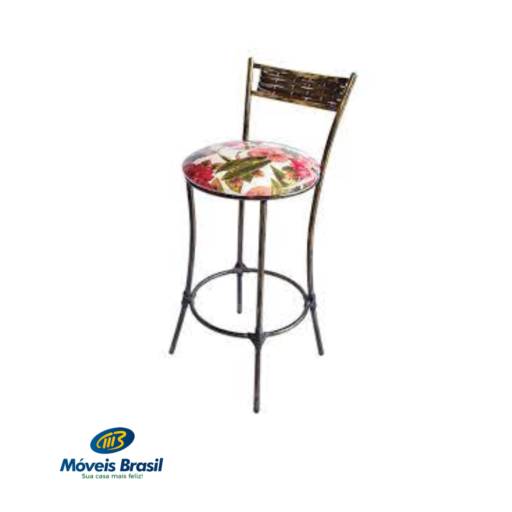 Banqueta Decorlidi Redonda por Móveis Brasil