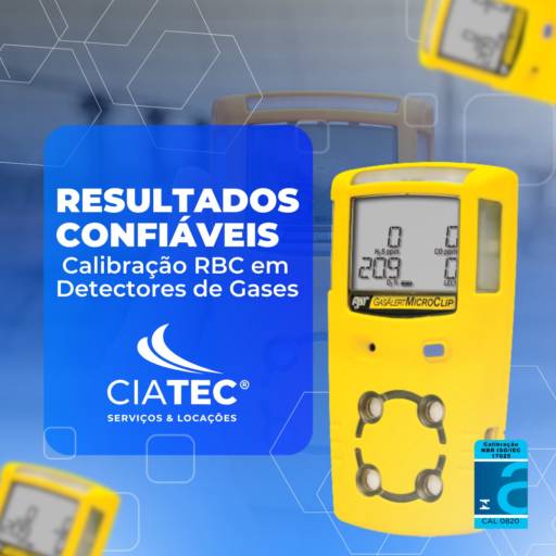 Laboratório de calibração de detectores de gás em São José dos Campos em São José dos Campos, SP por Ciatec Serviços e Locações