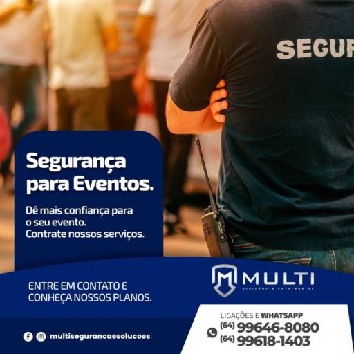 Comprar o produto de Segurança para festas e eventos em Segurança pela empresa Multi Segurança e Soluções em Mineiros, GO por Solutudo