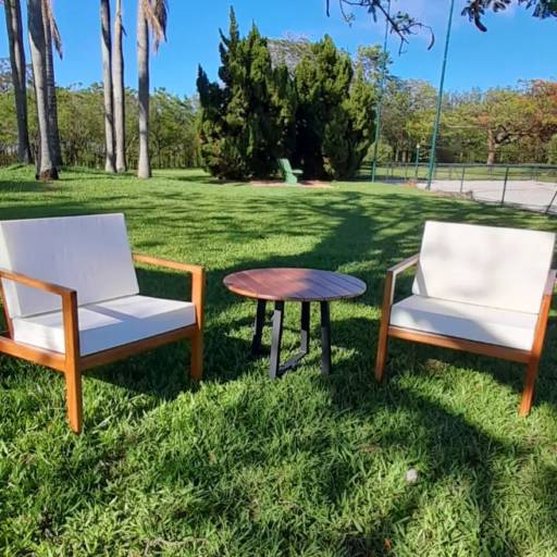 Poltronas de Jardim Planejadas por Marcenaria Brumasso