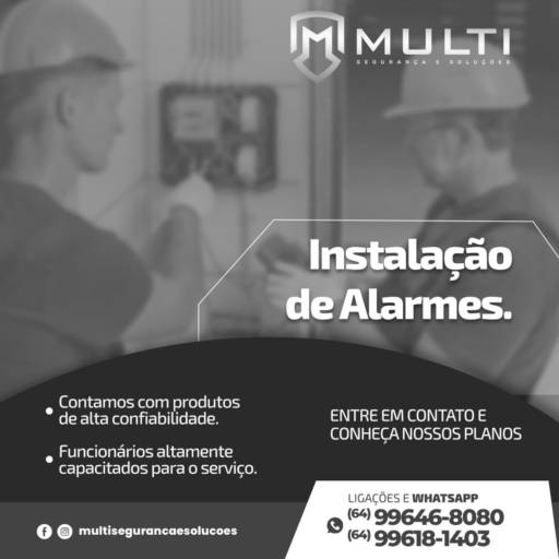 Comprar o produto de Alarmes em Alarmes e Segurança pela empresa Multi Segurança e Soluções  em Mineiros, GO por Solutudo