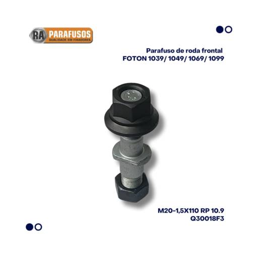 Comprar o produto de Parafuso de roda frontal  em Parafusos pela empresa RA Parafusos  em Botucatu, SP por Solutudo