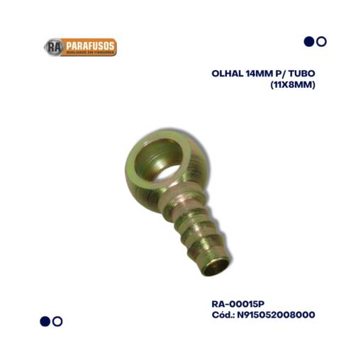 Olhal 14 MM p/ tubo