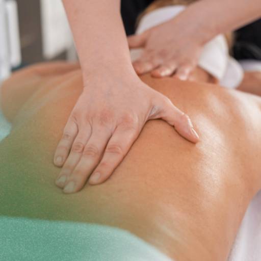 Massagem para alívio de dores