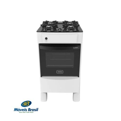 Fogão Realce Iris Glass 4 Bocas