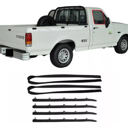 Jogo Par Canaleta Vidro Pestanas F1000 2pts 1992 Em Diante por VidroPeças