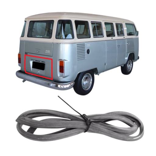 Borracha Tampa Motor Kombi Clipper 1975 A 1996 por VidroPeças