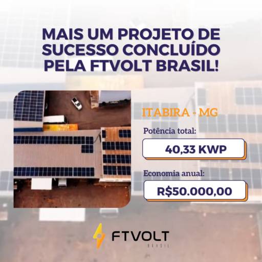 Energia Solar On Grid - Economia e Sustentabilidade em Belo Horizonte, MG