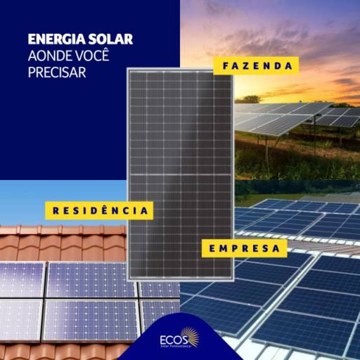 Comprar o produto de Energia Solar Residencial - Conforto e Economia com a Ecos Solar em Energia Solar pela empresa Ecos Energia Solar em Cuiabá, MT por Solutudo