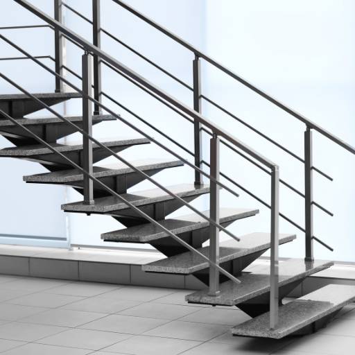 Comprar o produto de Escadas Metálicas - Design e Funcionalidade com a Ponte Direta Construfer em Estruturas Metálicas pela empresa Ponte Direta Construfer em Rio de Janeiro, RJ por Solutudo