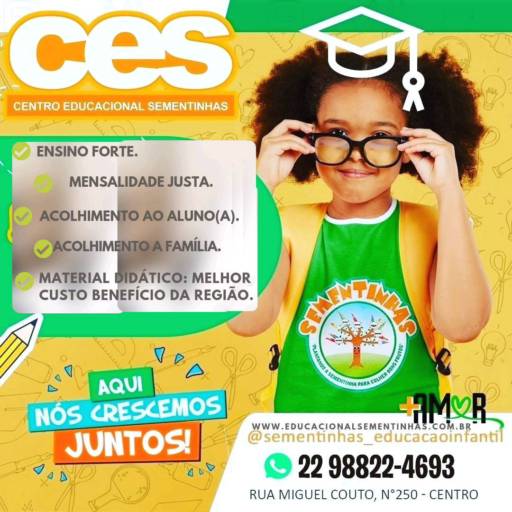 Escola de Ensino Infantil em Araruama - Educação Inovadora e Atenção Personalizada - Araruama/RJ