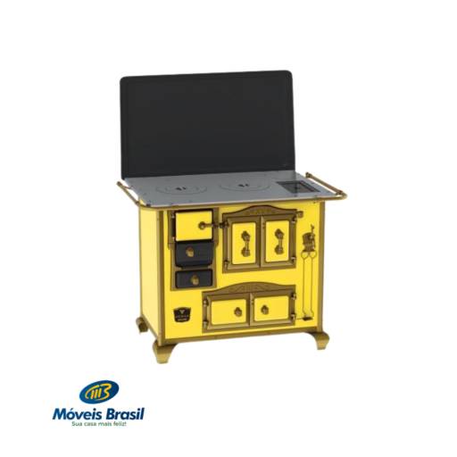 Fogão Venax Gabinete Sec XV Imperador por Móveis Brasil