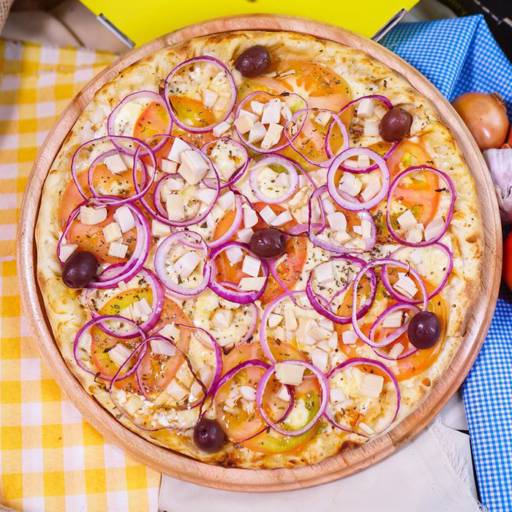 Comprar o produto de Pizza Filé de Tilápia  em Pizzas pela empresa Dom Caetano Pizza Delivery em Mineiros, GO por Solutudo