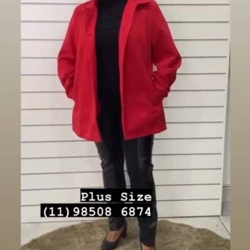 Casacos e Blazers Plus size em Jundiaí, SP por ALUARTEBRASIL Moda Feminina