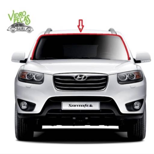 Borracha Parabrisa Hyundai Santa Fe Ate 2012 por VidroPeças