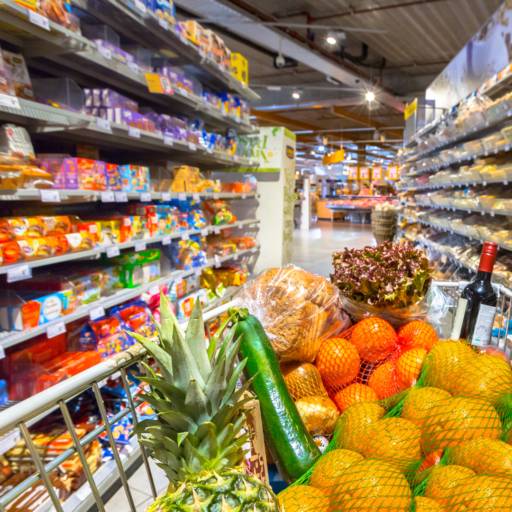 Itens de supermercado  por Supermercado e Frutaria Leve Mais