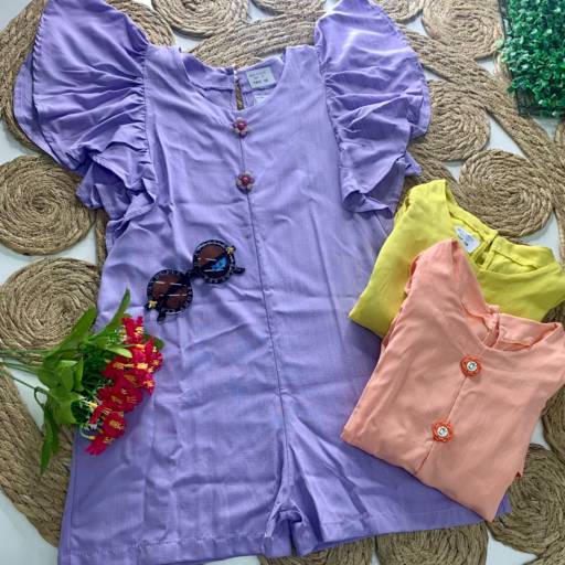 Macaquinho Valentina por Influência Kids - Moda Infantil