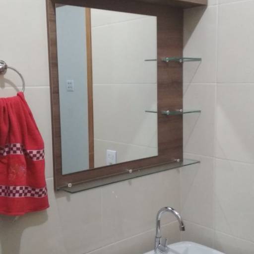 Banheiro planejado por M.1 Móveis Planejados