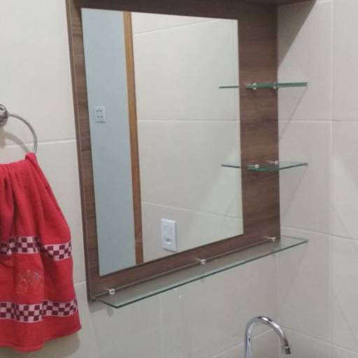 Banheiro planejado por M.1 Móveis Planejados