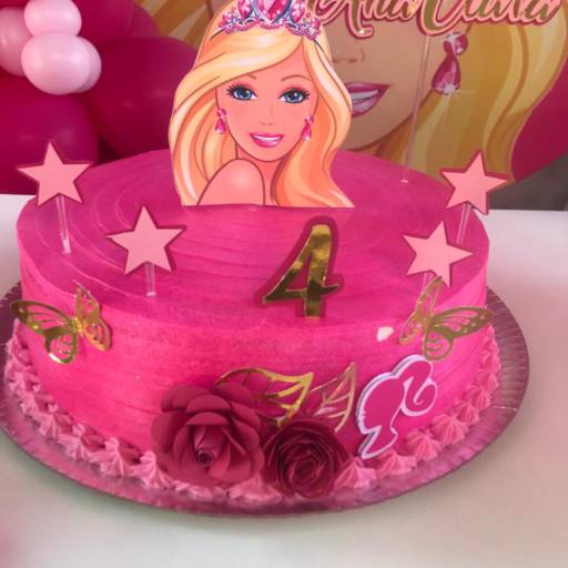 Bolo da Barbie
