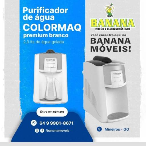 Purificador de água Colormaq por Banana Móveis e Eletrodomésticos