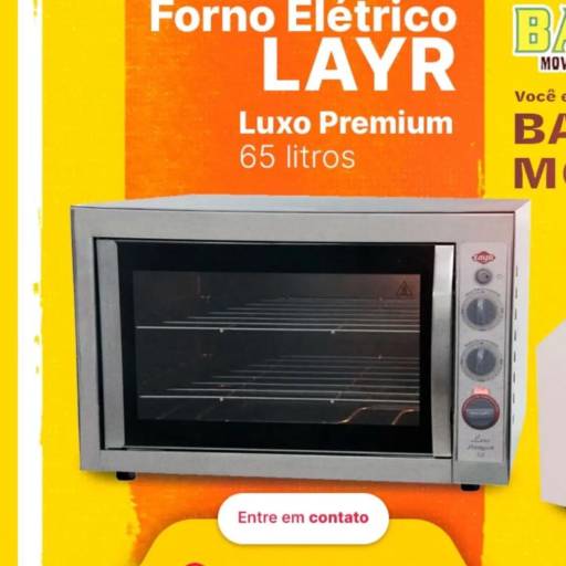 Comprar o produto de Forno elétrico Layer em Fornos pela empresa Banana Móveis e Eletrodomésticos em Mineiros, GO por Solutudo
