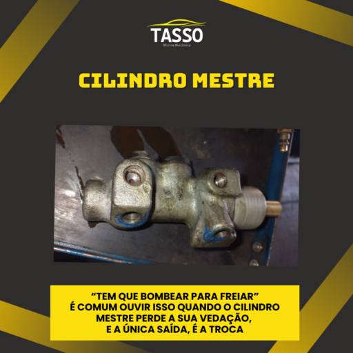 Revisão e troca de peças no sistema de freios em Jundiaí, SP por Oficina do Tasso