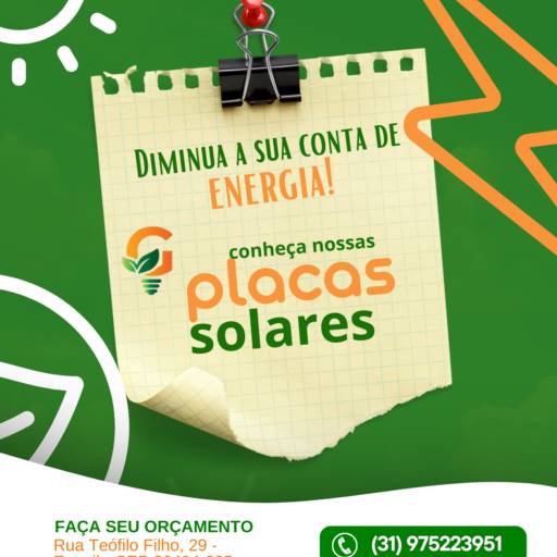 Energia Fotovoltaica - Sustentabilidade e Economia com iGreen Energy em Belo Horizonte/MG
