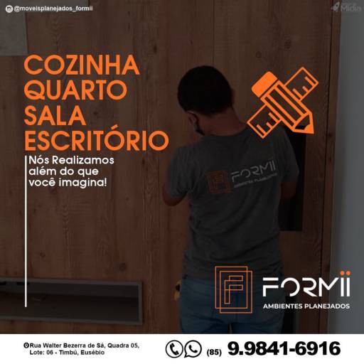 Quarto Planejado - Conforto e Personalização - Design Único da Formii em Fortaleza/CE por Formii Móveis Planejados