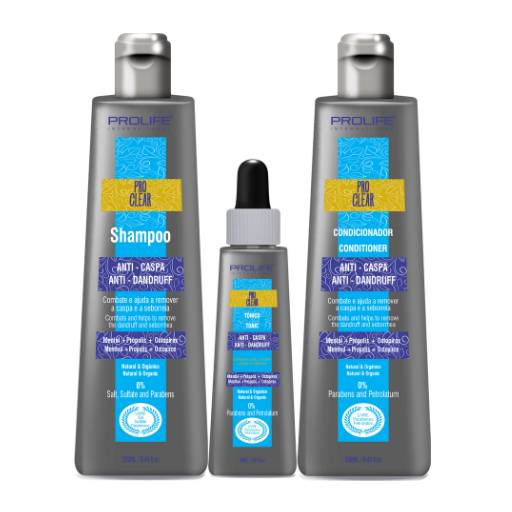 Anti Caspa Pro Clear – Solução Definitiva para o Couro Cabeludo Saudável – Belo Horizonte/MG