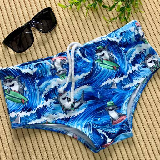 Sunga Quimby infantil com cordinha