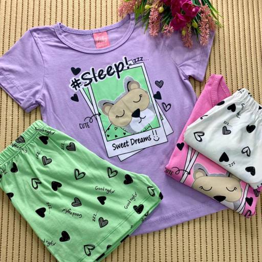 Pijama Baby Vest para meninas  por Influência Kids - Moda Infantil