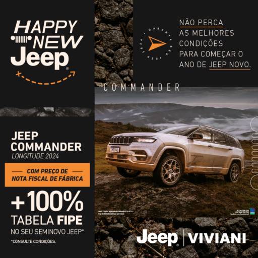 Comprar o produto de Jeep COMMANDER LONGITUDE FLEX 2023/2024 em Bauru em Jeep pela empresa Jeep Viviani Bauru em Bauru, SP por Solutudo