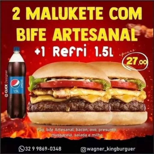 Peça já o seu!!! por King Burguer Hamburgueria 100% Artesanal