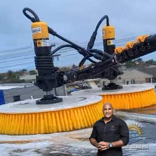 Escova de Limpeza para Painel Solar - Manutenção Eficiente para Maior Eficiência Energética por Energia Solar MK