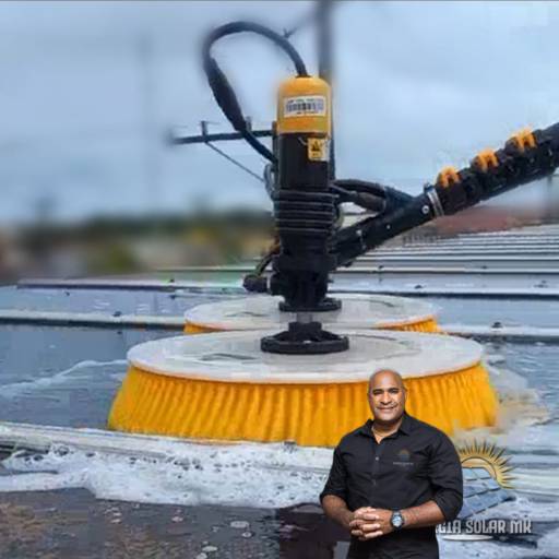 Escova de Limpeza para Painel Solar - Manutenção Eficiente para Maior Eficiência Energética por Energia Solar MK