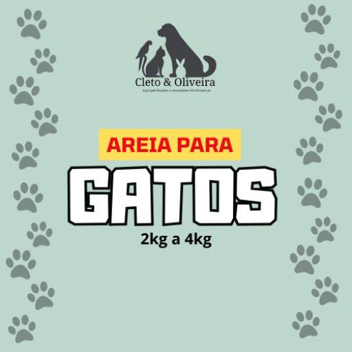 Comprar o produto de Areia Para Gatos em Gatos pela empresa Cleto & Oliveira Agropet em Itapetininga, SP por Solutudo