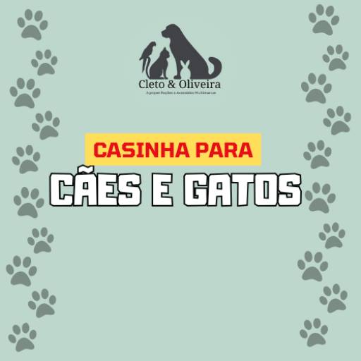 Casinha Para Cães e Gatos por Cleto & Oliveira Agropet
