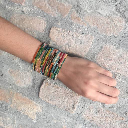 Bracelete de Crochê Max Rainbow por Lavish Jundiaí