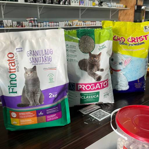 Areia para gatos por Animais & Cia