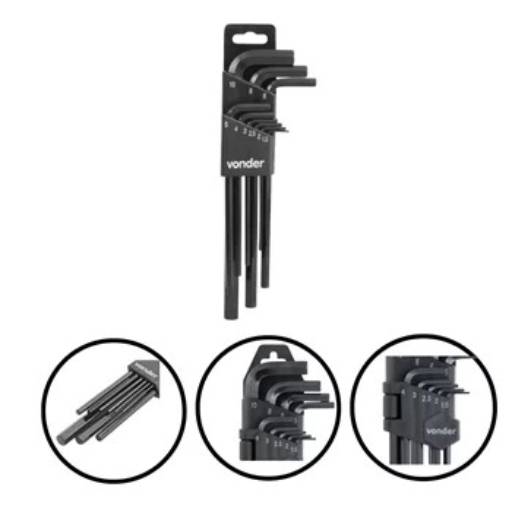 Jogo de Chave Allen Vonder por Enertel Materiais Elétricos