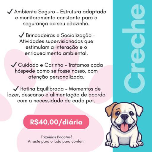 Creche para cachorro 