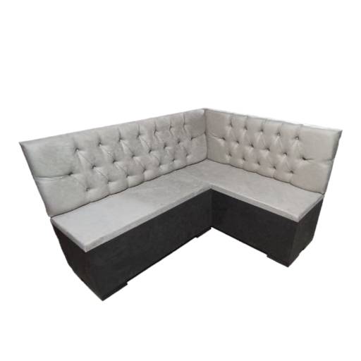 Canto Alemão Baú em L Modelo Capitone por A.D.E.S Estofados