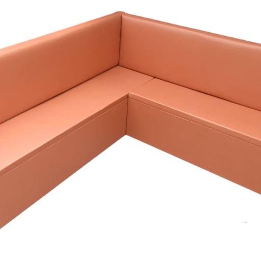 Canto Alemão Baú Todo Liso por A.D.E.S Estofados