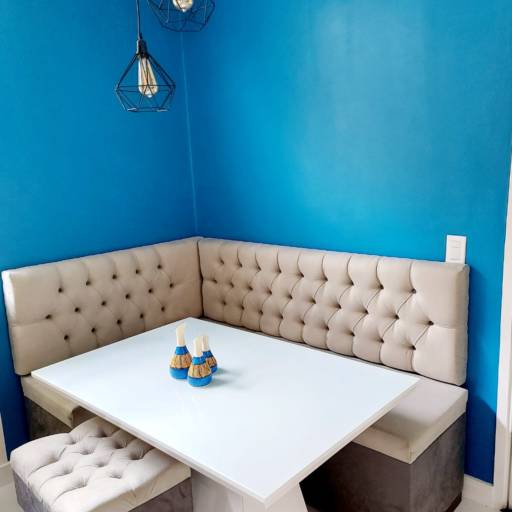 Canto Alemão Baú em L por A.D.E.S Estofados