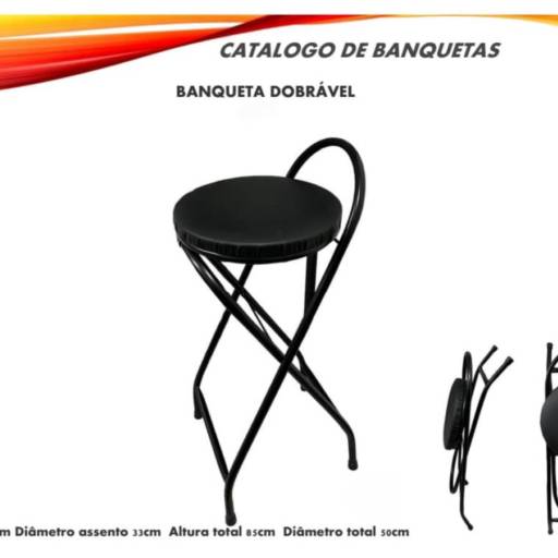 Banqueta Dobrável por A.D.E.S Estofados