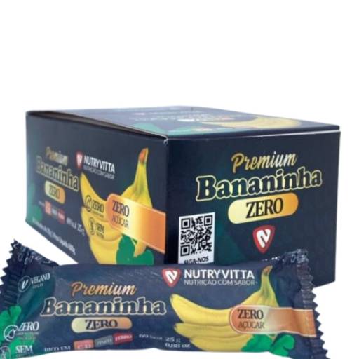 Bananinha Zero - Linha Premium - Caixa com 24 Unidades (Zero Açúcar, Sem Glúten e Zero Gordura Trans) por Consumo Verde