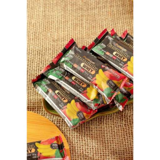 Bananinha Whey - Linha Premium - Caixa com 24 Unidades (Zero Açúcar, Sem Glúten e Zero Gordura Trans) por Consumo Verde