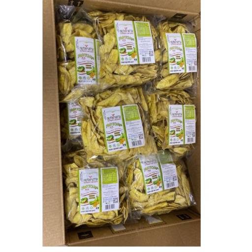 Chips de Banana Sabor Lemon Pepper - Venda no Atacado por Consumo Verde